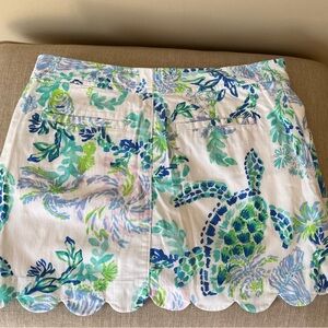 Lilly Pulitzer Skirts | Lilly Pulitzer White Island Ride Skort